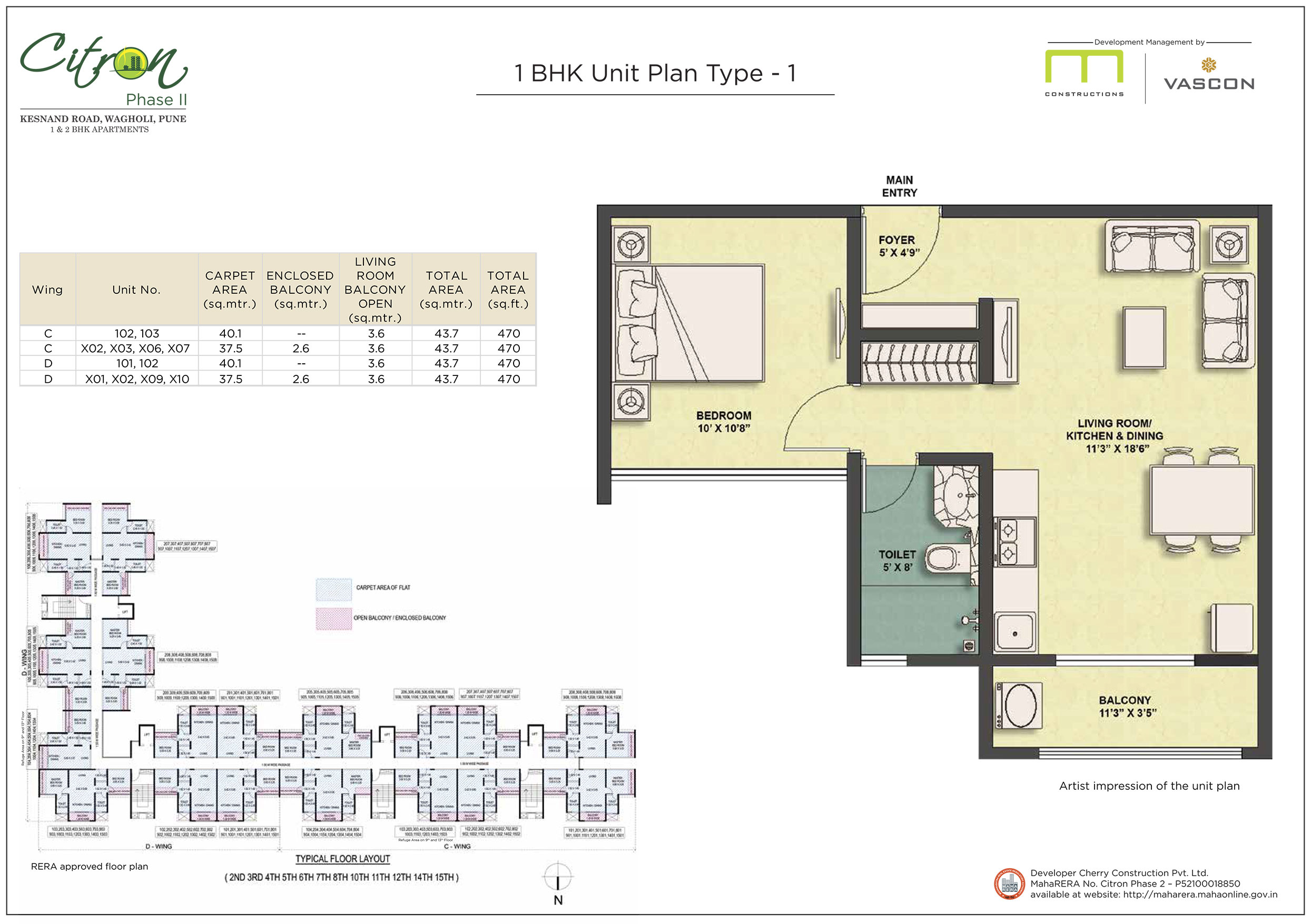 Citron At Wagholi Pune Floor Plans And Layouts