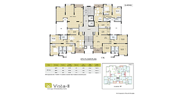 Vista II G-Wing 8th Floor Plan